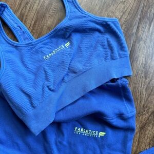 Blue Lounge Workout Set Fabletics